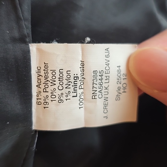 J. Crew Mini Pencil Skirt Indigo Tweet Size 0 - Picture 5 of 5